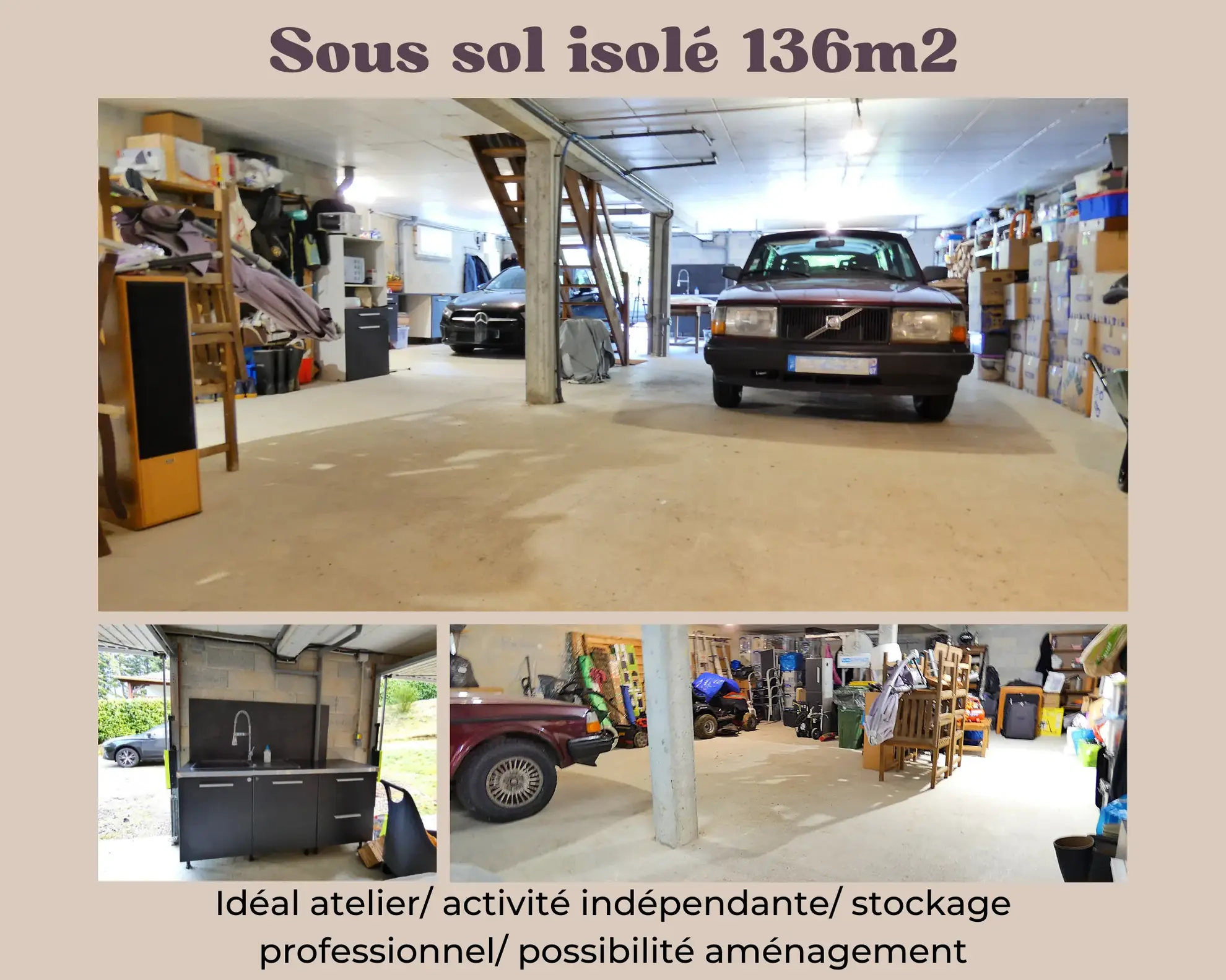Maison récente de 124 m² avec grand sous-sol et terrain arboré à Nantiat 