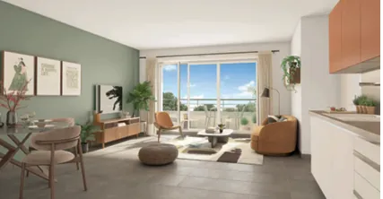 Appartement 3 pièces à Bron avec balcon et parking, livraison 2027 
