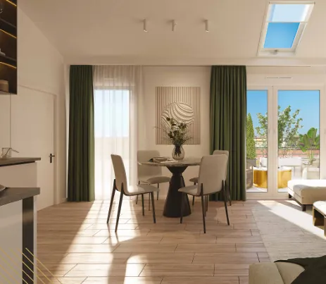 Appartement 3 pièces à Bron avec balcon et parking, livraison 2027