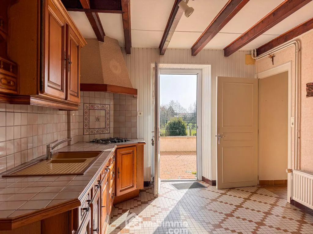 Maison de village en pierre à Sèvremont - 116 m² avec jardin et garage 