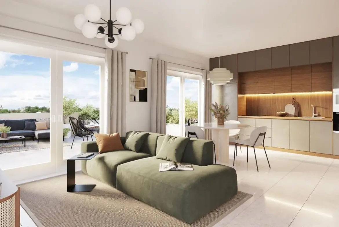 Programme immobilier neuf à Monteux proche du lac avec appartements modernes 