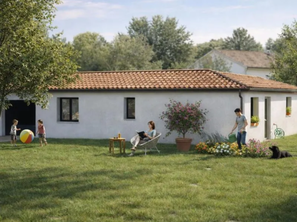 Projet de maison individuelle avec jardin à Villematier près de Toulouse