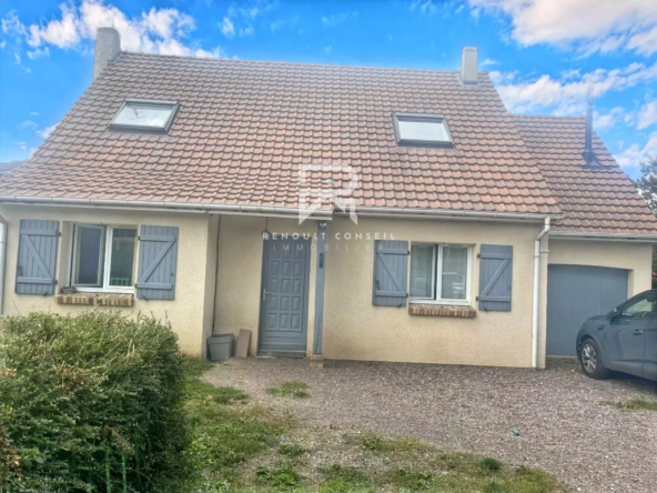 Maison individuelle chaleureuse avec jardin et 5 chambres à Croisy-sur-Andelle