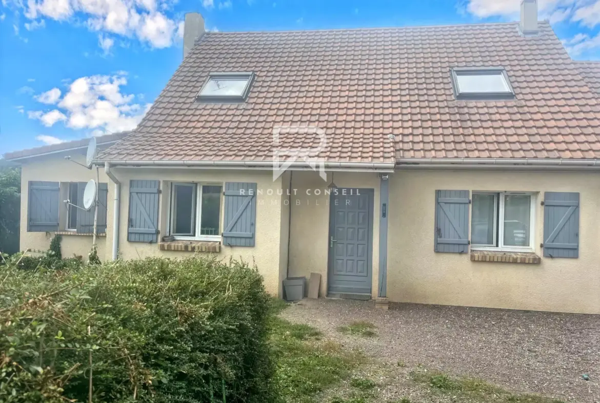 Maison individuelle chaleureuse avec jardin et 5 chambres à Croisy-sur-Andelle 