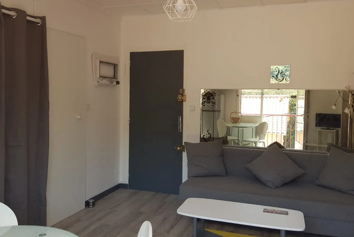 Studio rénové avec balcon à vendre à Amélie-les-Bains-Palalda 