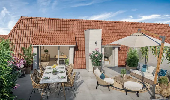 Appartement 2 pièces à Wambrechies proche Lille, livraison 2027, parking inclus, neuf et moderne