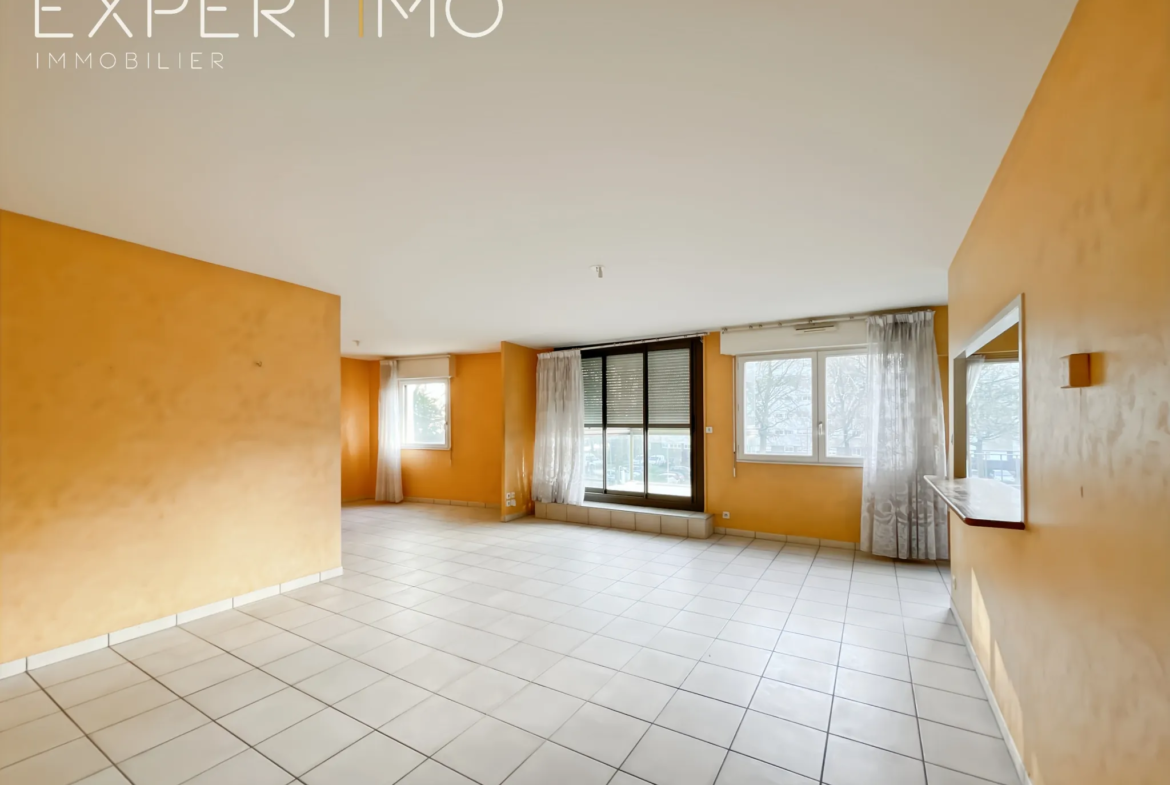 Appartement 4 pièces à Rennes Gayeulles avec garage et balcon, 83 m² 