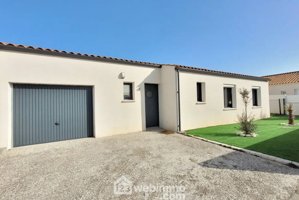 Maison récente de 115 m² à Angles avec terrasse et 4 chambres 