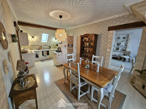 À vendre maison de ville de 76m2 à Noyon, proche gare et commodités