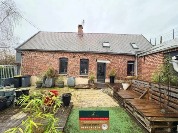À vendre maison de 103 m² à Beaudignies – jardin, garage et verger