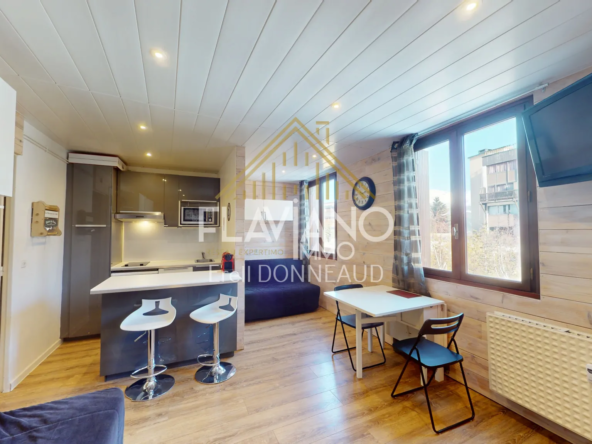 Studio rénové de 24,78 m² à Barcelonnette proche stations de ski