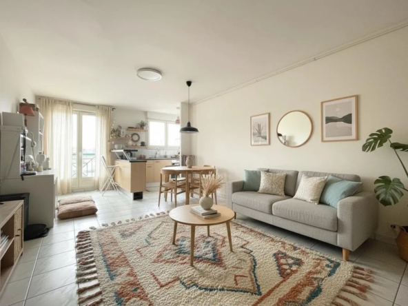 Appartement T2 lumineux à Monplaisir Lyon, garage, cave, calme et sans vis-à-vis