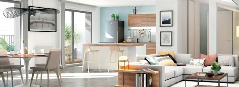 Appartement T3 neuf avec terrasse à Castanet-Tolosan - Dernier étage et parking inclus 