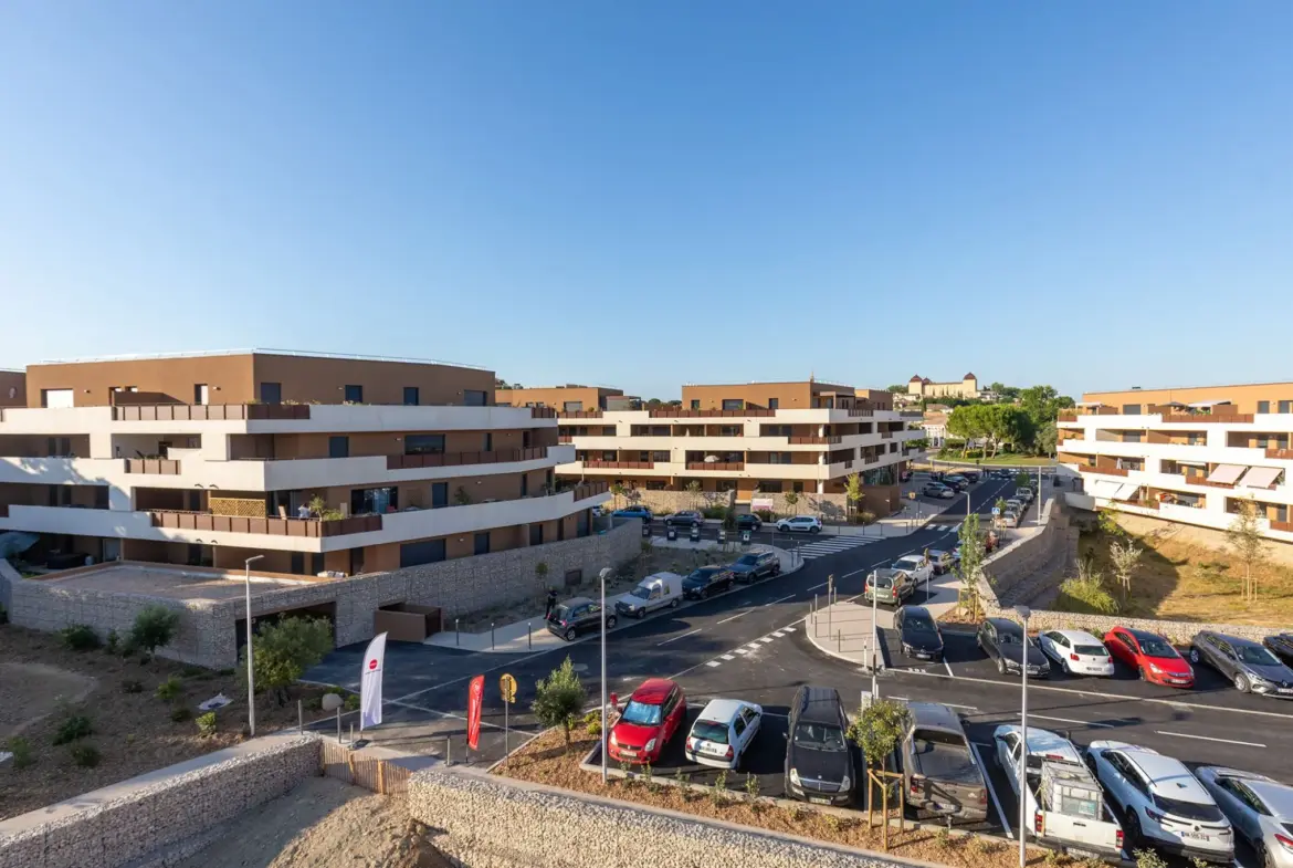 Appartement T2 lumineux avec terrasse à Castries, proche Montpellier 
