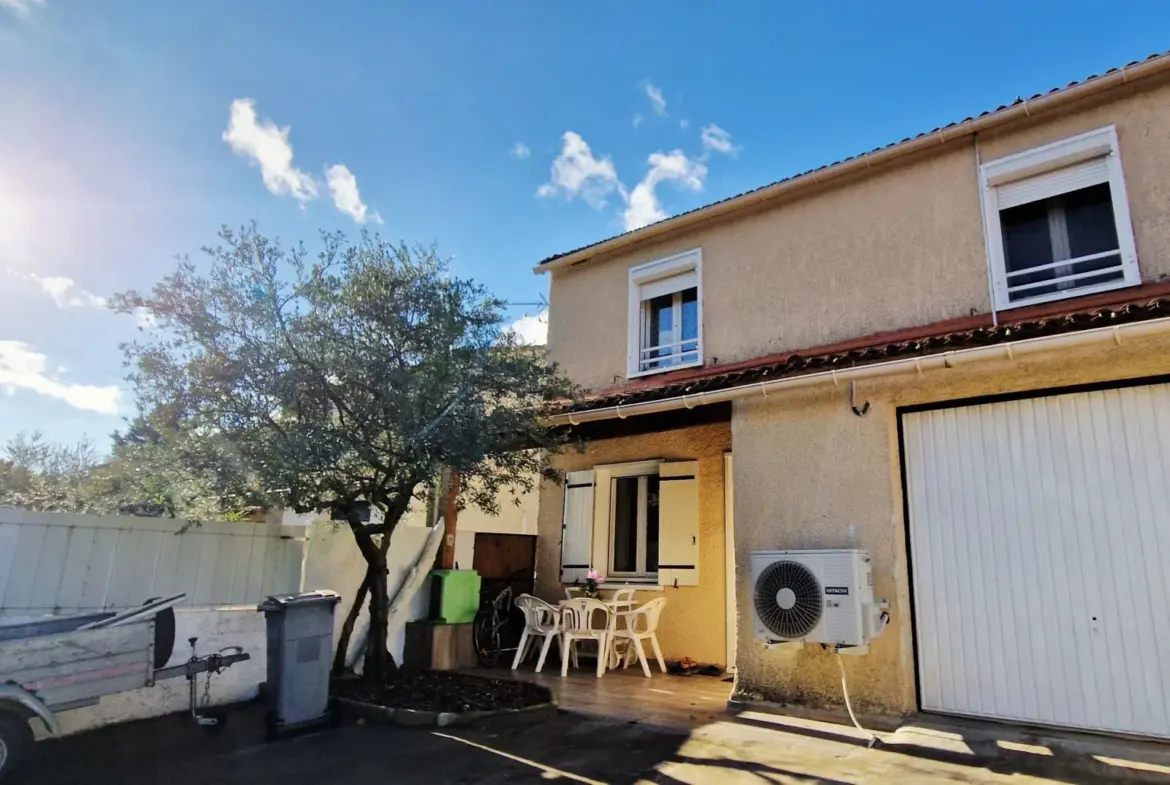 Maison 3 chambres à Bollène avec jardin et équipement récent 