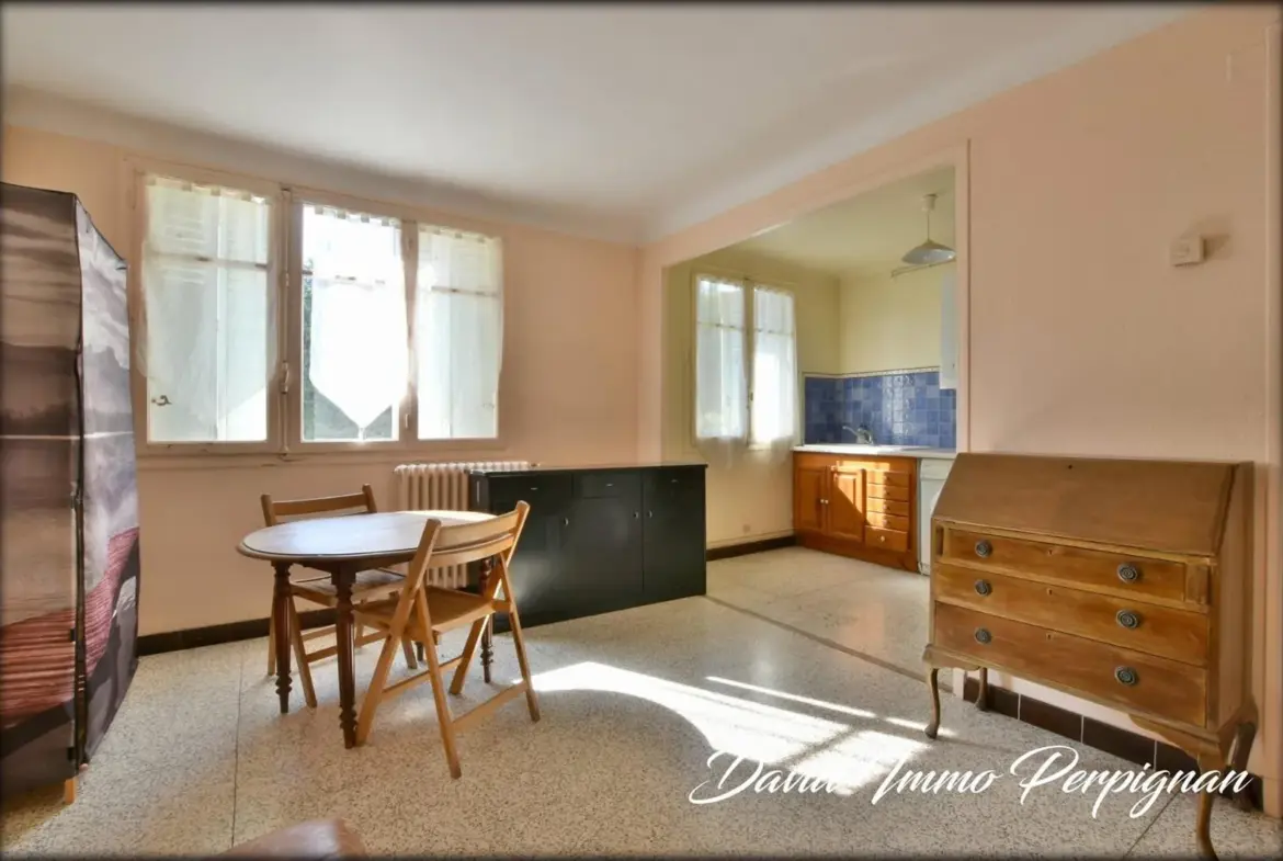 Appartement F2 à Perpignan avec parking et cave - Secteur Saint Gaudérique 