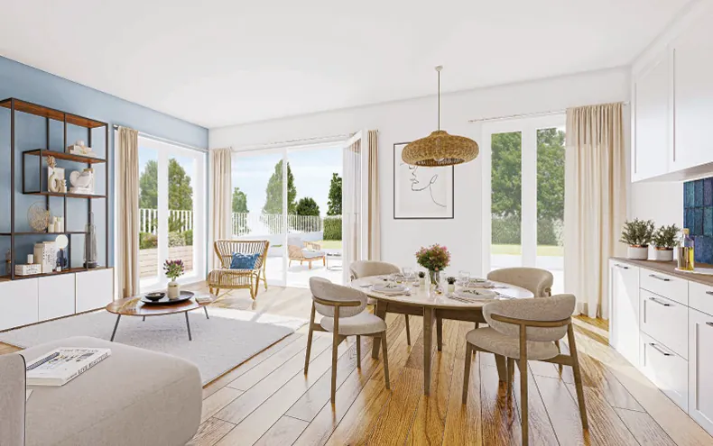 Appartement neuf 4 pièces avec jardin et parking à Chartres - Livraison 2026 