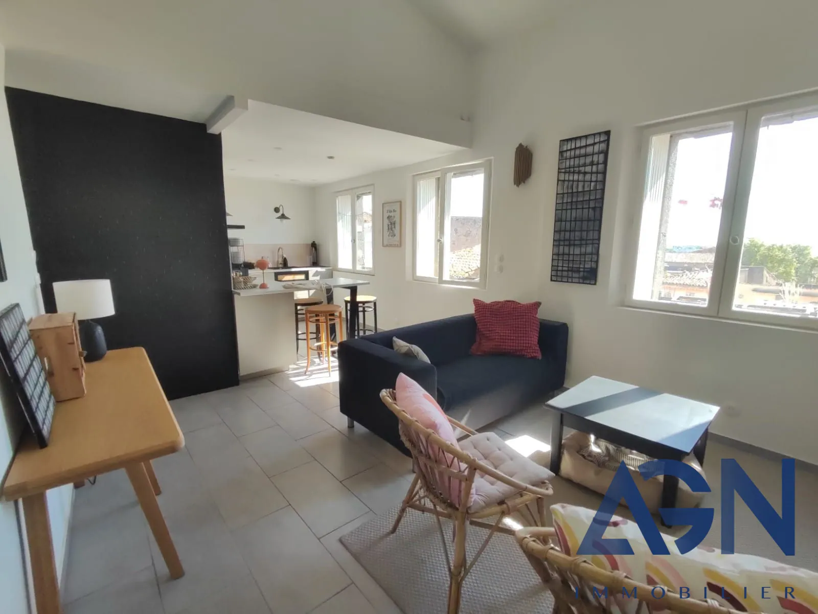 Appartement lumineux 3 pièces en duplex à vendre à Agde – 66,73 m² rénové