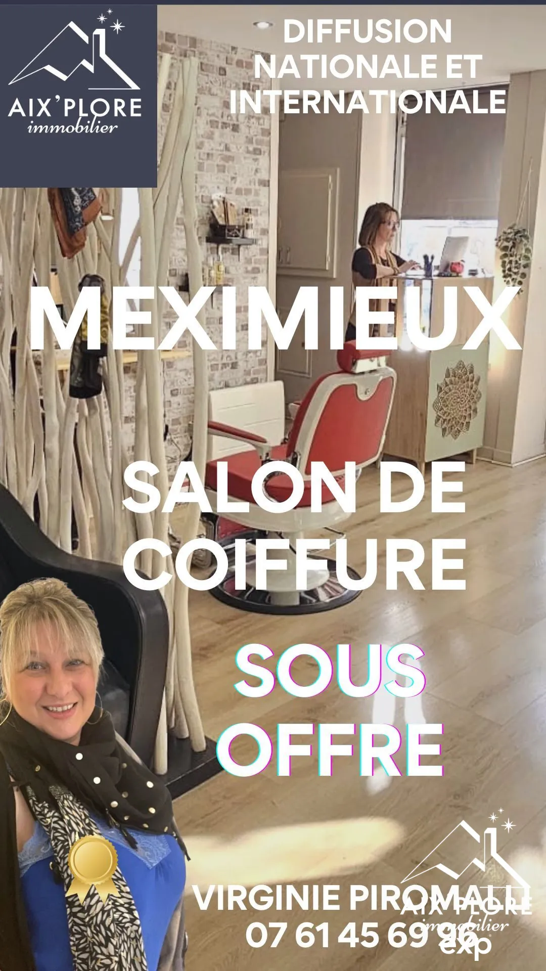 Fonds de commerce salon de coiffure à Meximieux - Opportunité à saisir