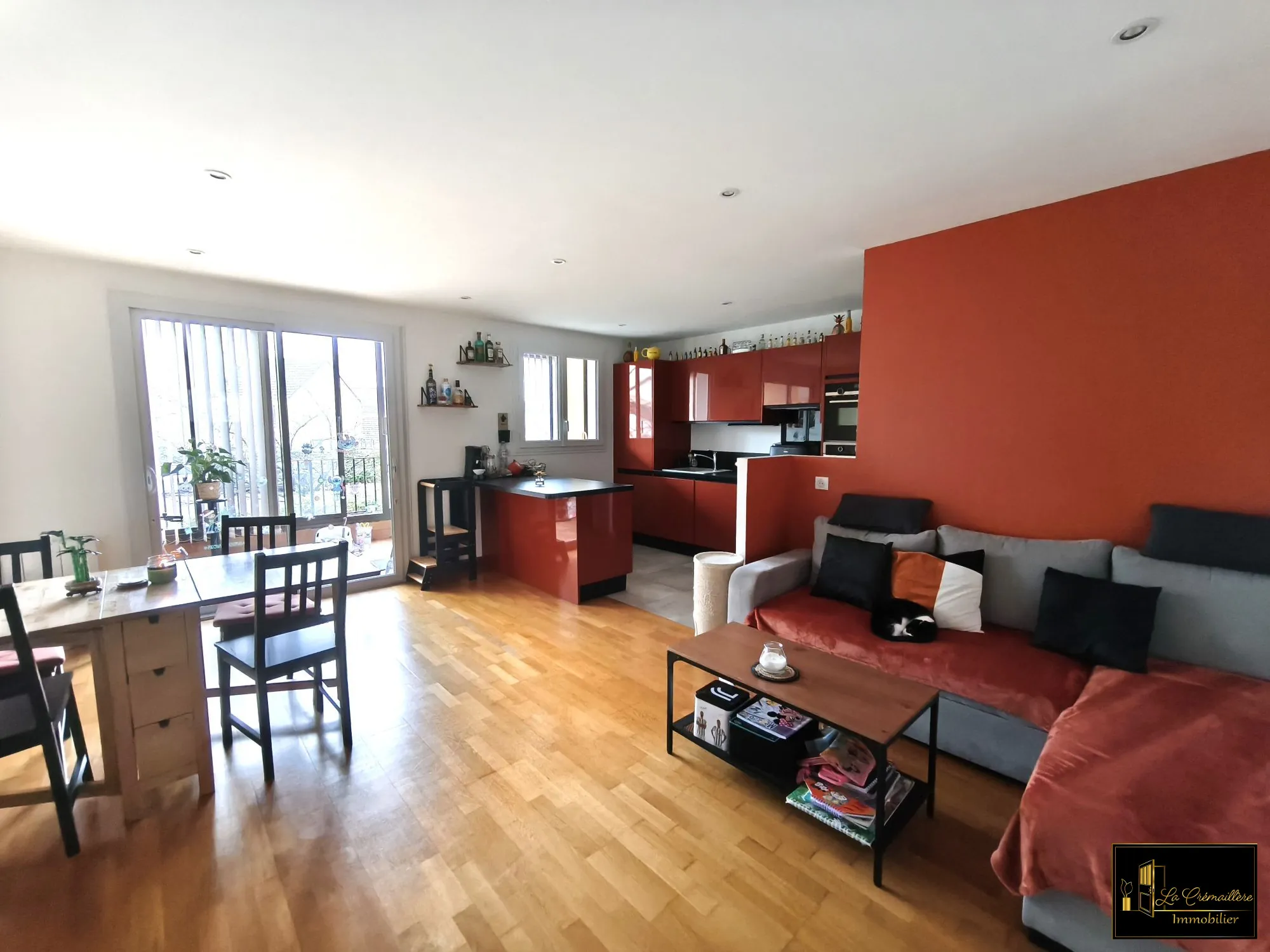 Bel appartement F3 à Dourdan avec loggia et garage, idéalement situé