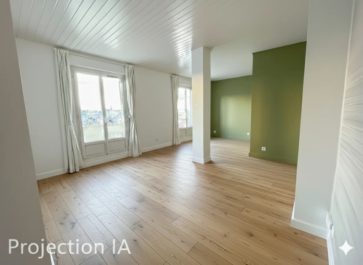 Grand appartement T2 avec vue imprenable à Nîmes 