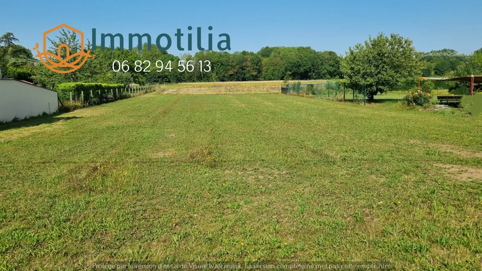 Terrain constructible de 1699 m² proche Bray-sur-Seine avec viabilité facitiée 