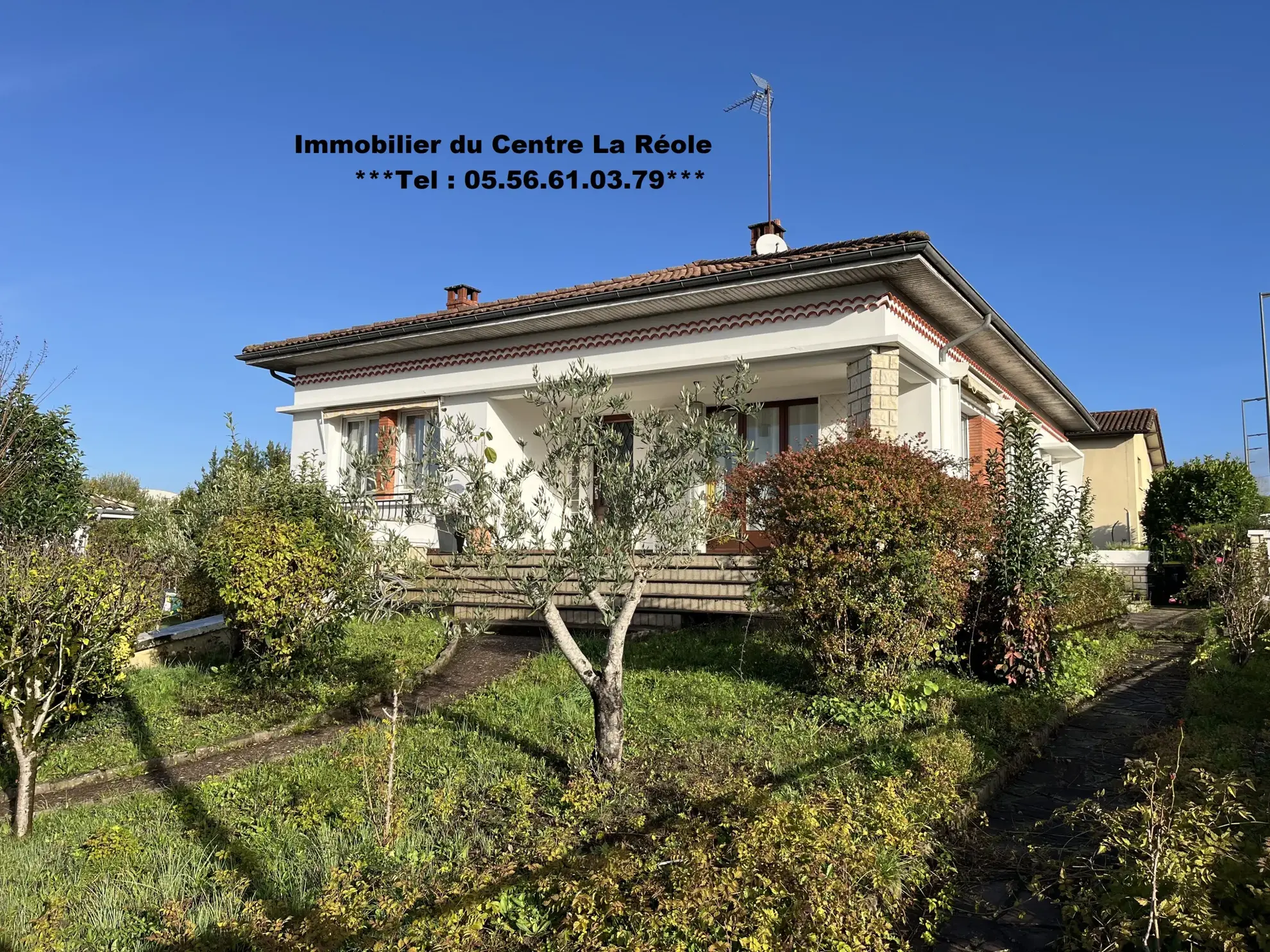 Magnifique villa de 128 m² avec garage et jardin à La Réole