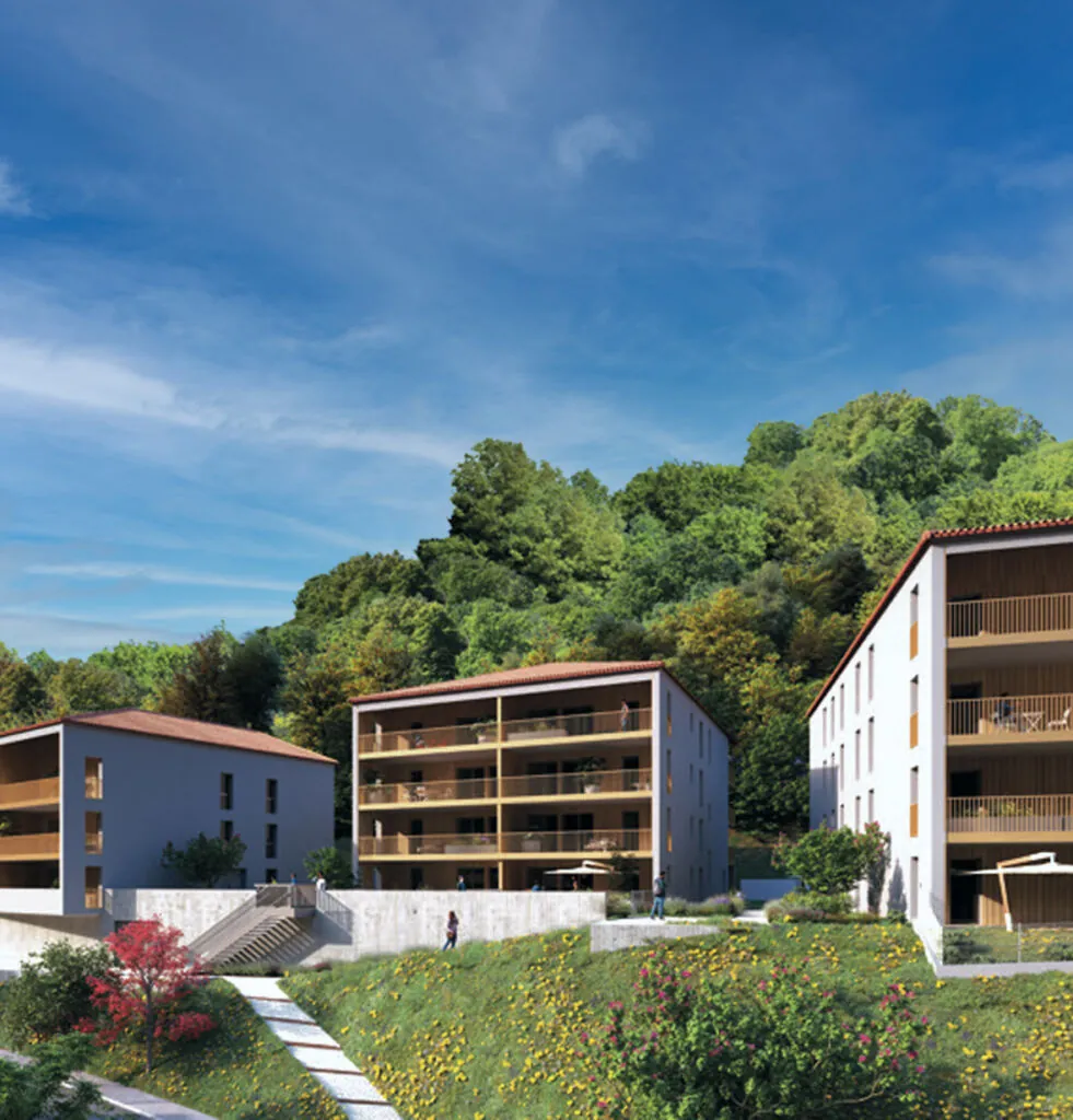 Appartement T3 neuf de 62,5m² avec vue sur le Rhône à Saint-Romain-en-Gal 