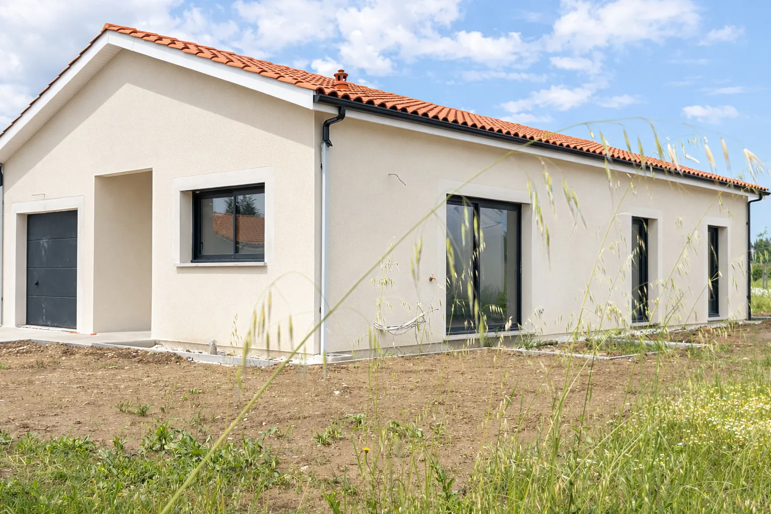 Maison neuve à vendre à Saint Bazeille - 3 chambres, jardin, proche commerces