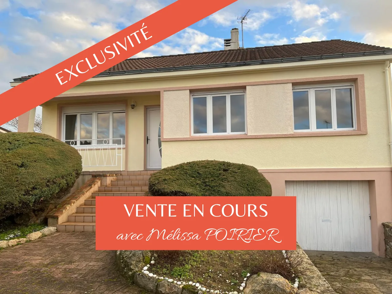 Maison familiale avec jardin et grand sous-sol à Landes Génusson