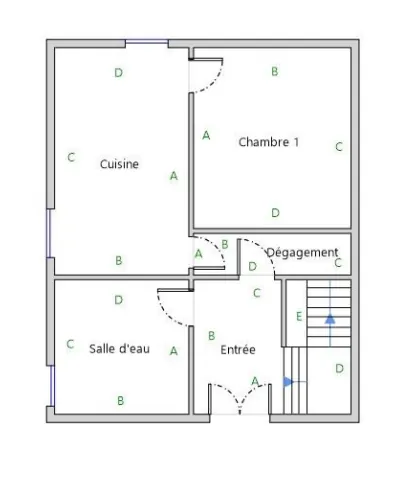 Maison à rénover de 91 m² à Bigorno avec jardin et cave 