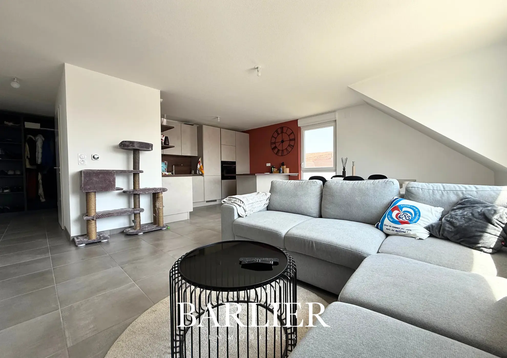 Appartement 3 pièces neuf avec terrasse, parking et garage à Geudertheim 