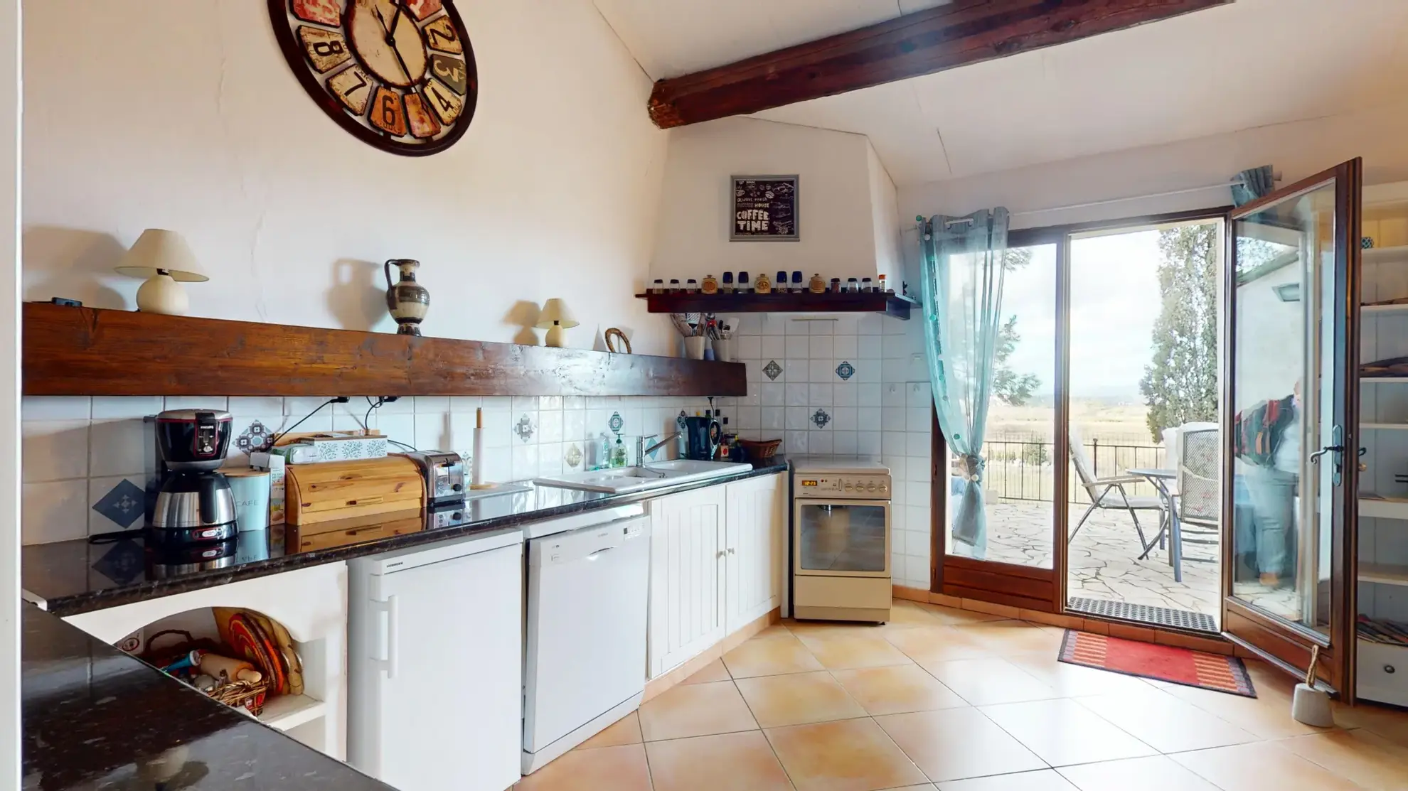 Maison de village en pierres avec vue panoramique à Escales dans les Corbières 