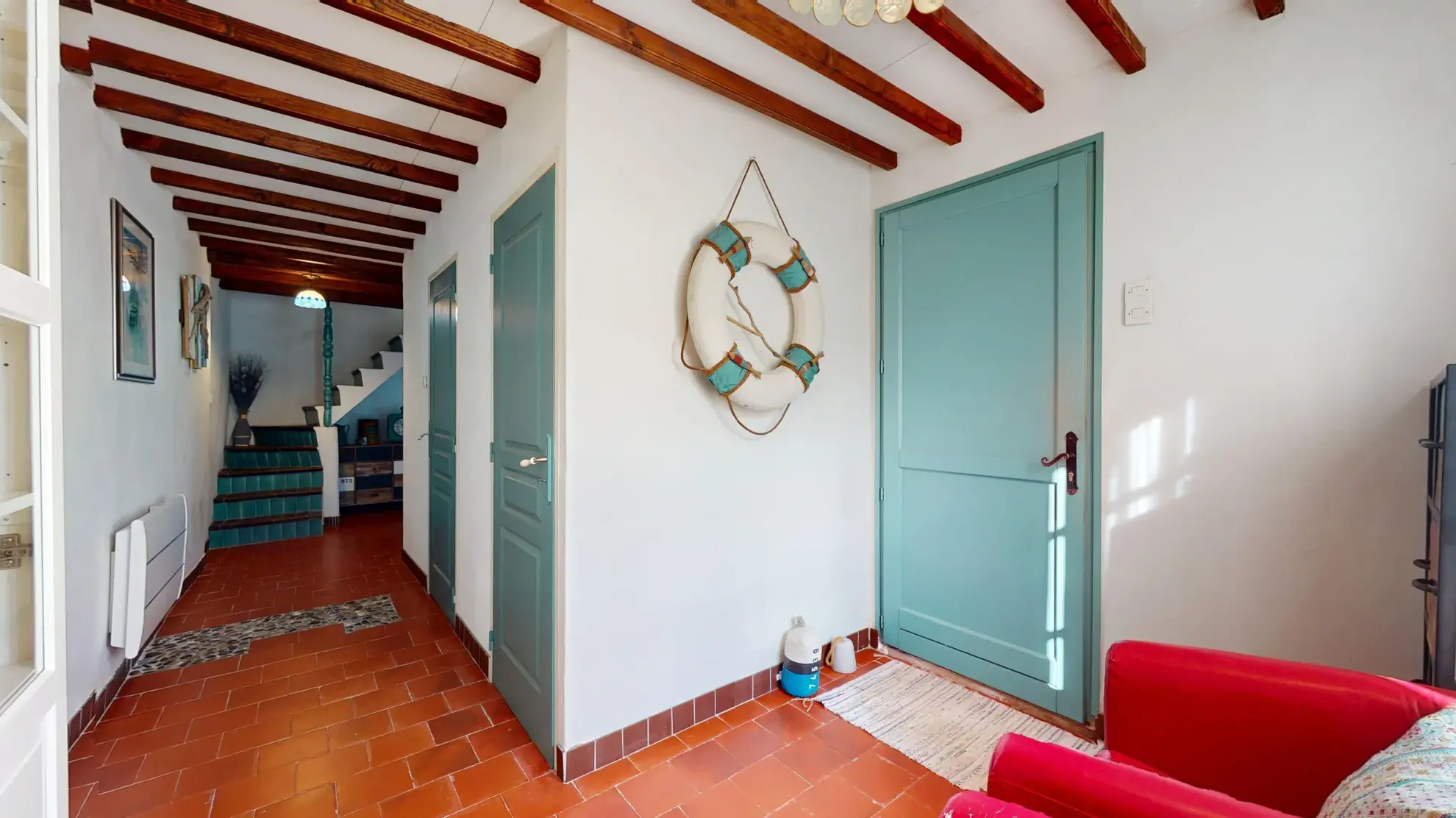 Maison de village en pierres avec vue panoramique à Escales dans les Corbières 