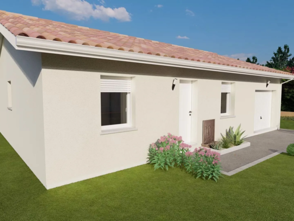 Maison neuve de 75 m² avec garage à Grignols en Dordogne