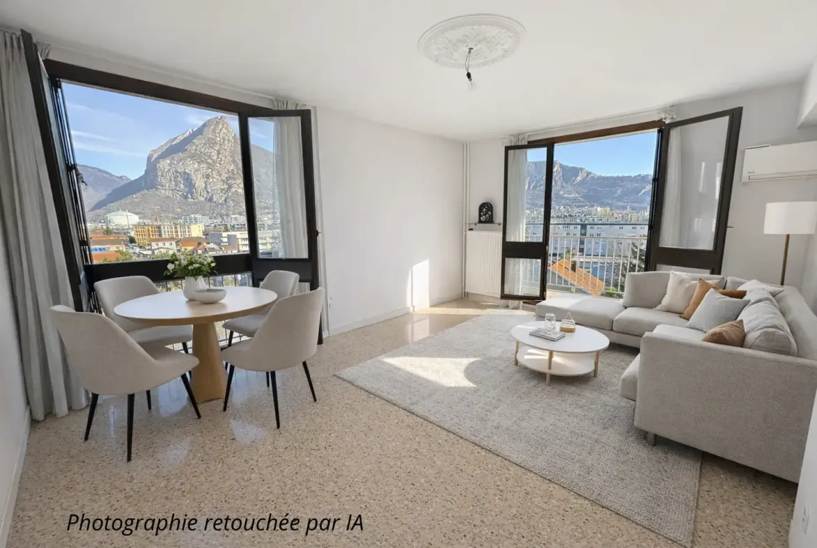 Appartement 5 pièces avec terrasse et vue panoramique à Fontaine 