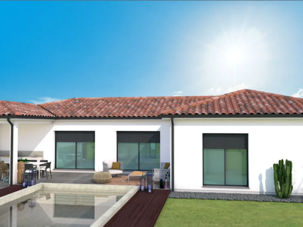 Maison neuve avec vue panoramique à L’eguillac-de-l'Auche