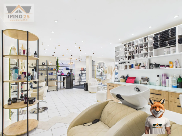 Fonds de commerce pour salon de coiffure lumineux à Morteau en vente
