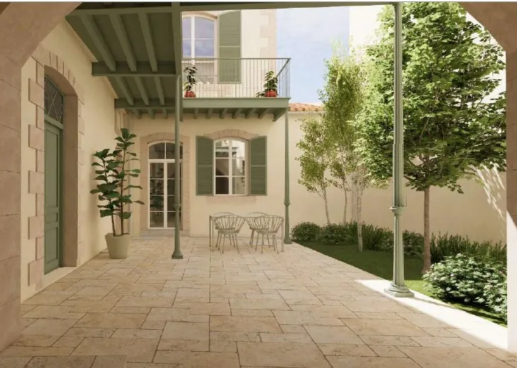 Appartement T2 rénové à Dax avec terrasse et localisation centrale 