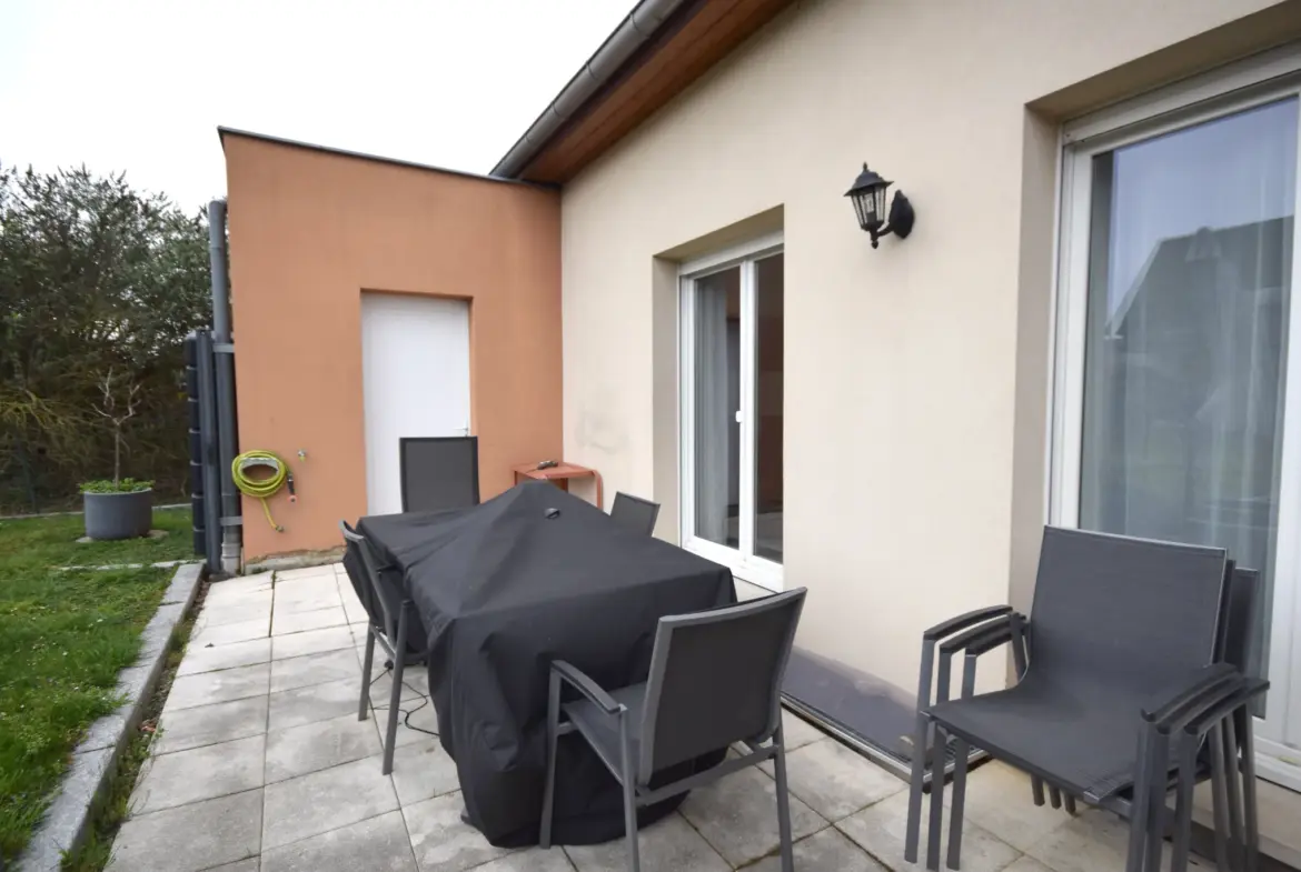 Maison jumelée de 95 m² à Kingersheim avec jardin et garage 