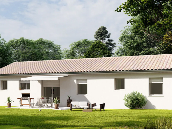 Maison neuve individuelle avec garage à Bersac-sur-Rivalier - 104 m² sur terrain de 5000 m²