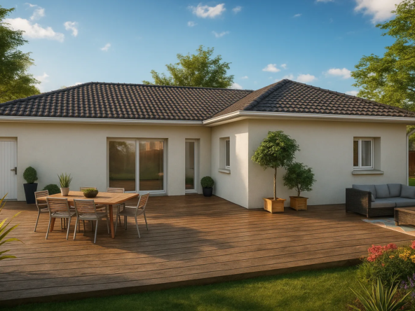 Construction de maison moderne de 100 m² à Champier avec prestations haut de gamme
