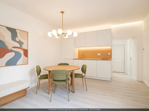 Appartement T2 rénové de 31,33m² avec balcon à Solliès-Pont