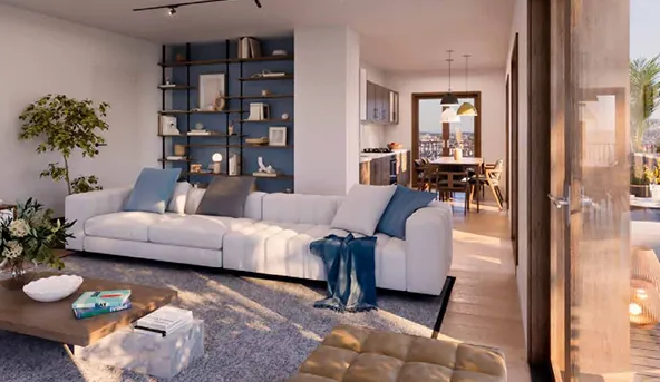 Appartement T3 neuf à Florange avec balcon, parking, livraison 2028