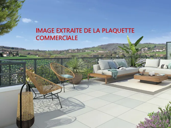 Appartement 2 pièces à Lentilly avec terrasse et parking, livraison 2027