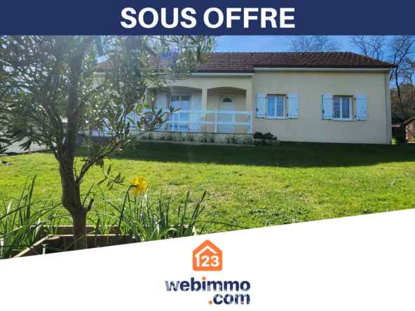 Charmante maison de plain-pied 110m² à Thèze avec terrasse et 4 chambres