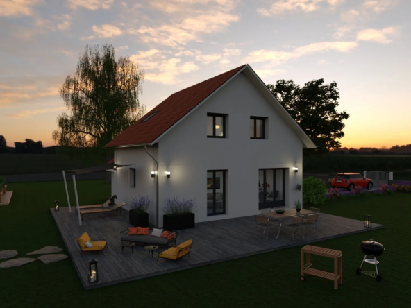 Maison neuve de 90 m² avec jardin à Les Avenières - Confort et écologique