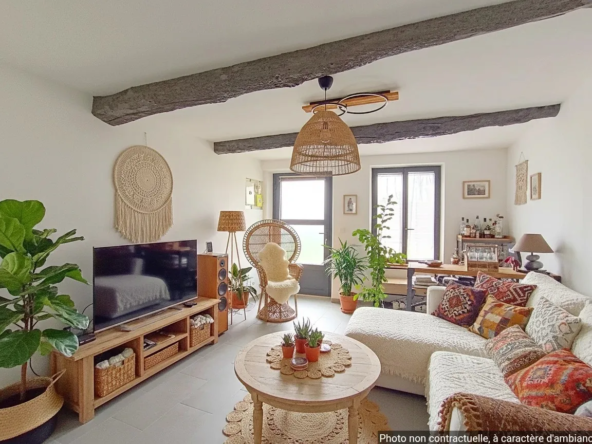 Maison de village rénovée de 43,5 m² proche de Carcassonne – Quartier calme