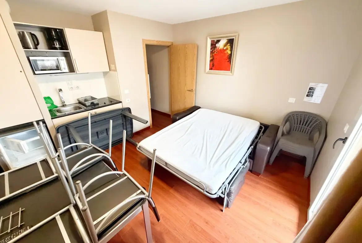 Appartement T2 à Picherande de 30,61 m², proche des pistes et nature 