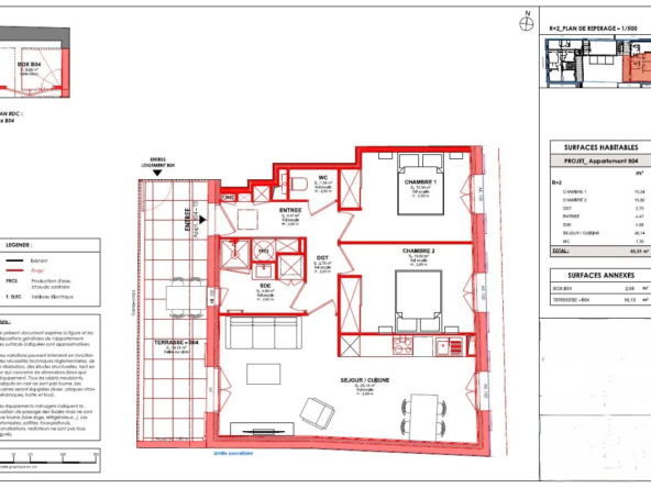 Appartement T3 neuf avec terrasse à Dax, centre-ville, parking inclus